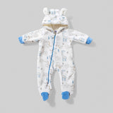 Plush animal winter jumpsuit