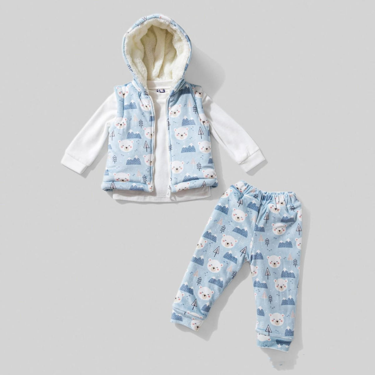 Winter pyjama 3 pieces teddy bears